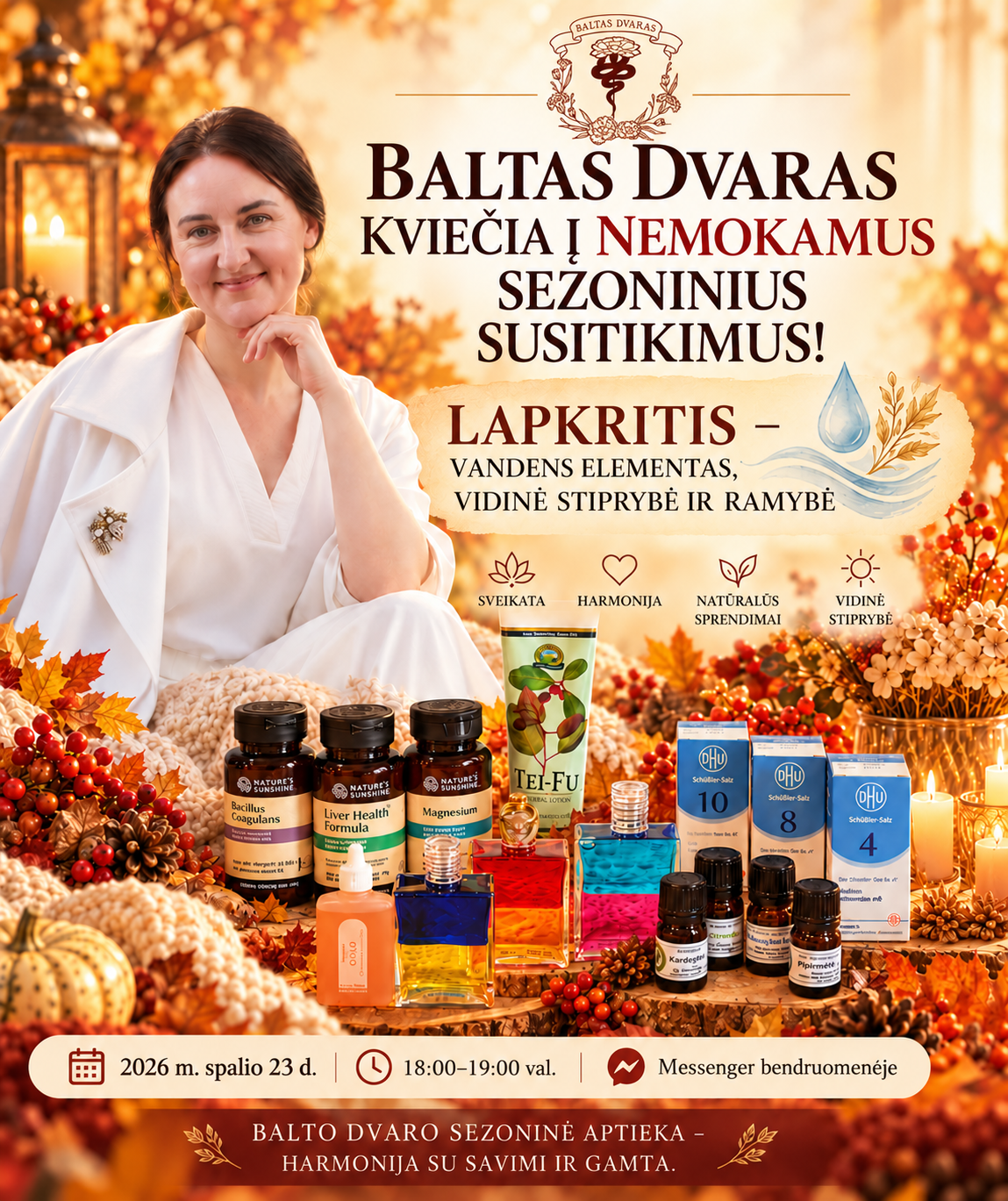 SEZONINIS SUSITKIMAS LAPKRITIS